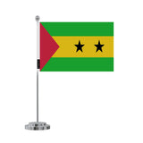 Drapeau bureau Sao Tomé-et-Principe en Polyester - Pixelforma 