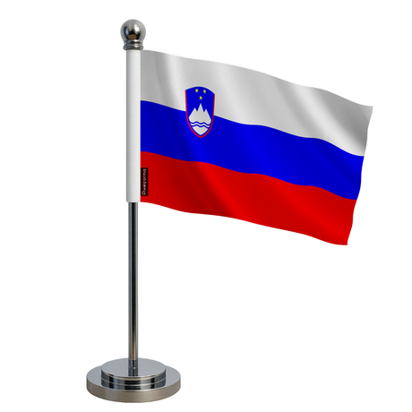 Drapeau bureau slovénie en polyester - pixelforma