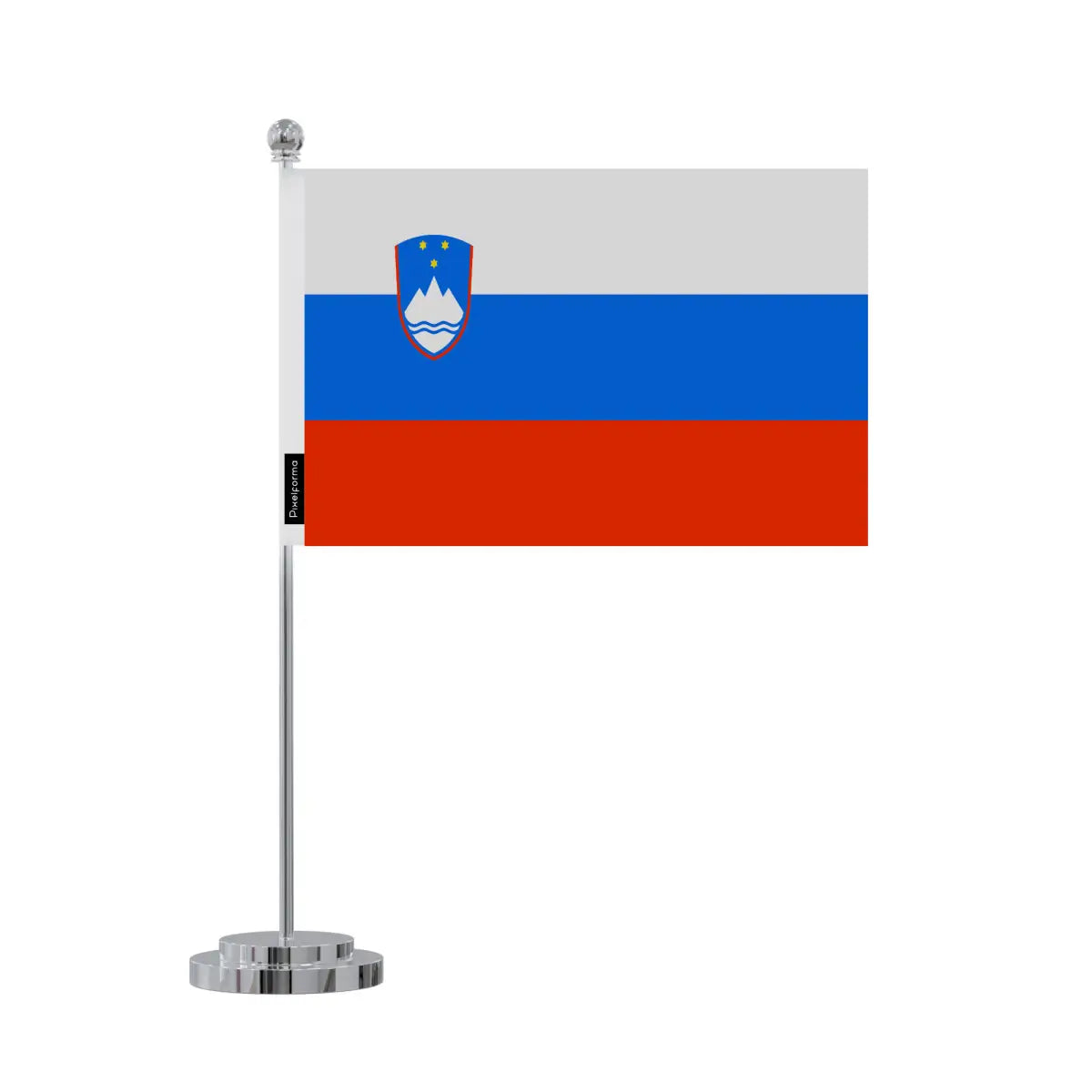 Drapeau bureau slovénie en polyester - pixelforma