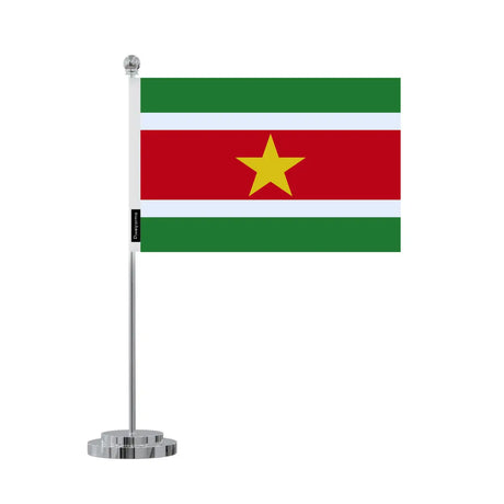 Drapeau bureau suriname en polyester - pixelforma