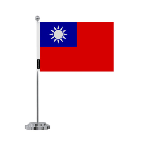 Drapeau bureau taïwan en polyester - pixelforma