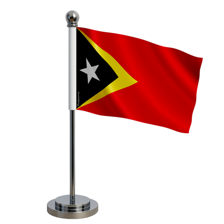 Drapeau bureau timor oriental en polyester - pixelforma