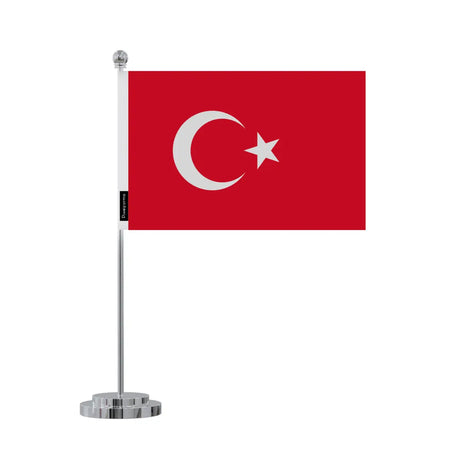 Drapeau bureau turquie en polyester - pixelforma