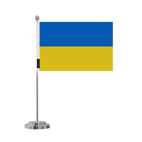 Drapeau bureau ukraine en polyester - pixelforma
