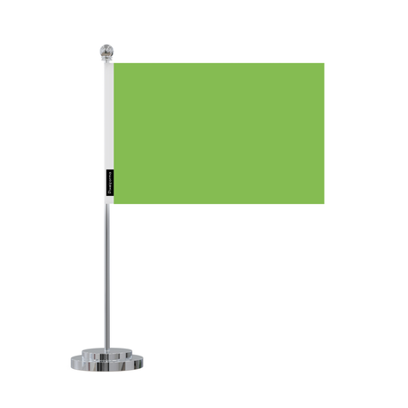 Drapeau bureau vert en polyester - pixelforma
