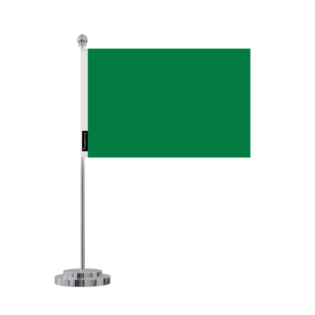 Drapeau bureau vert foncé en polyester - pixelforma