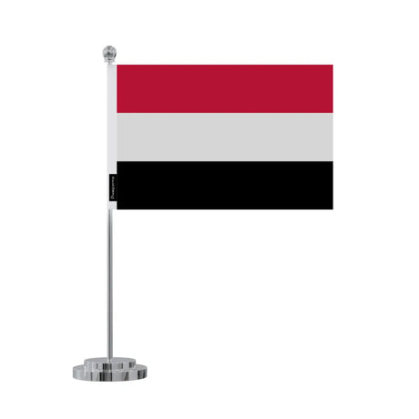 Drapeau bureau yémen en polyester - pixelforma