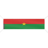 Drapeau burkina faso en polyester résistant aux intempéries