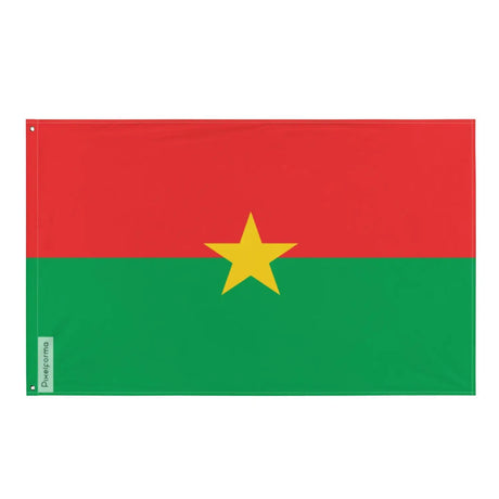 Drapeau burkina faso plusieurs tailles en polyester - pixelforma