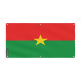 Drapeau burkina faso polyester résistant aux intempéries
