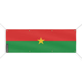 Drapeau burkina faso polyester résistant aux intempéries