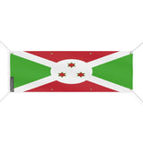 Drapeau burundi en polyester résistant huit œillets