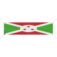 Drapeau burundi polyester résistant dix œillets intempéries