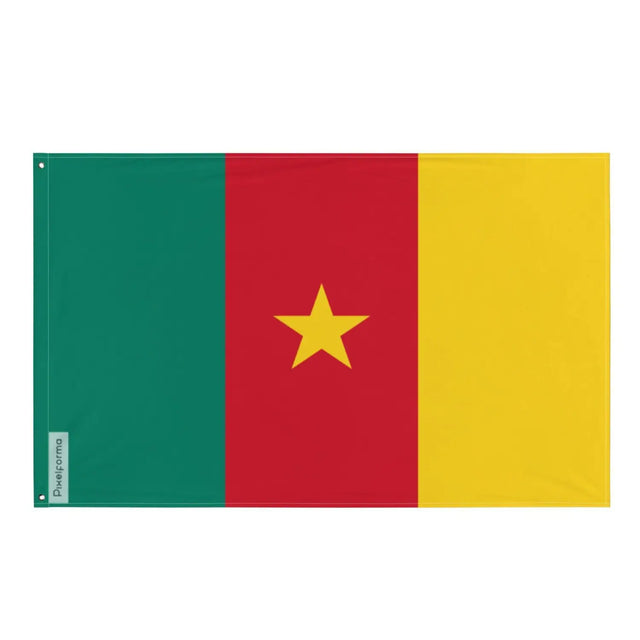 Drapeau cameroun plusieurs tailles en polyester - pixelforma