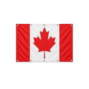 Drapeau du Canada format S en polyester avec dix œillets