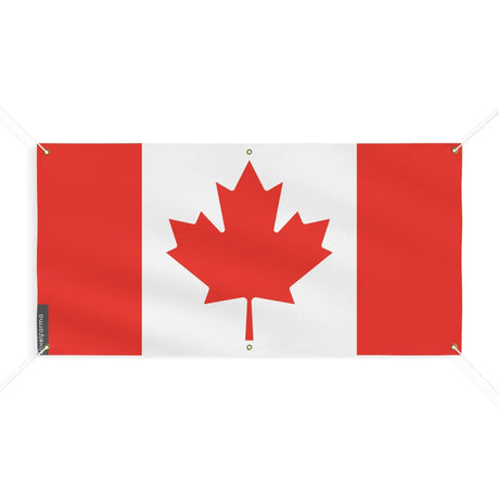 Drapeau canada polyester résistant pour usage extérieur