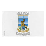 Drapeau cap-chat polyester résistant œillets à gauche