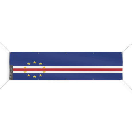 Drapeau cap-vert polyester résistant aux intempéries