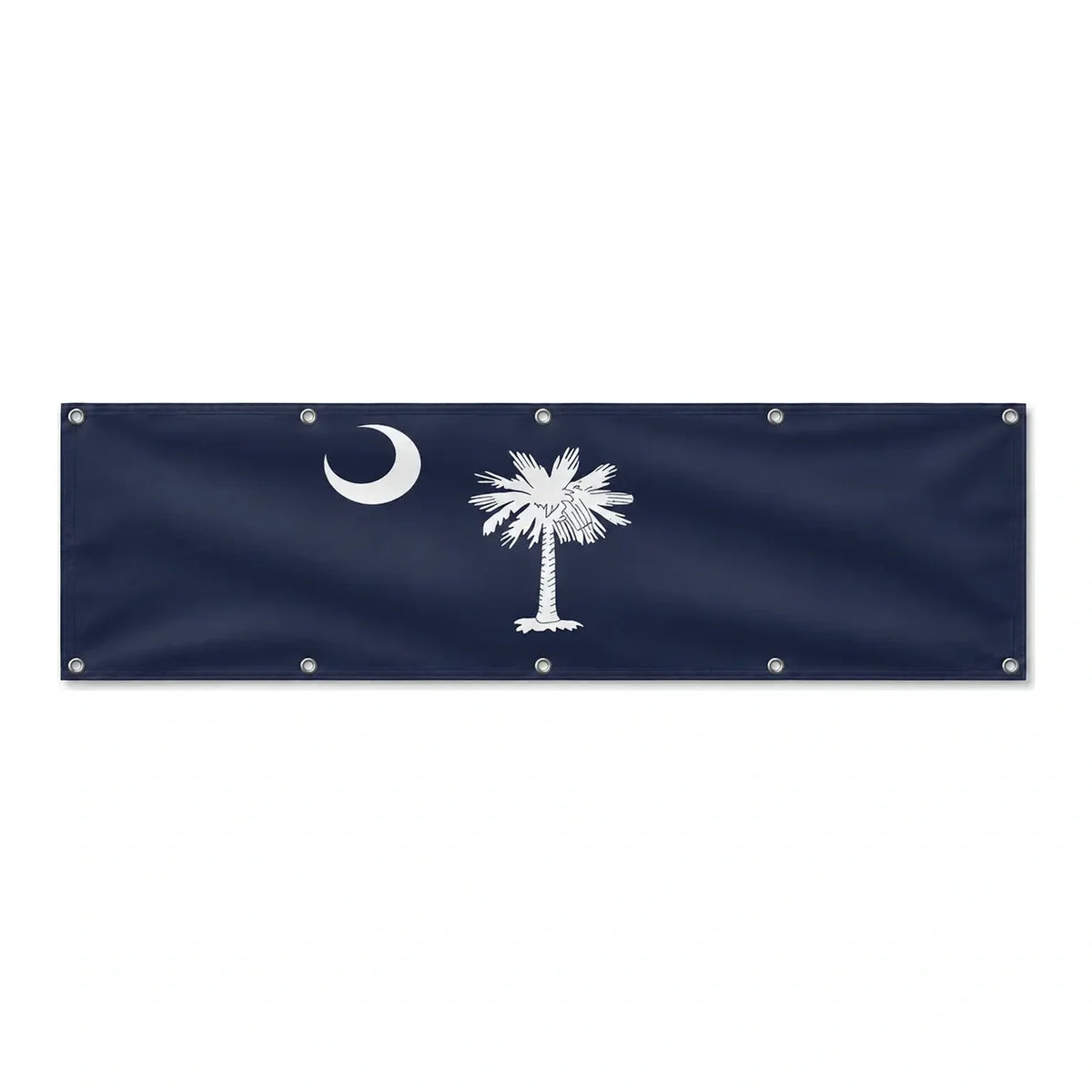 Drapeau de la Caroline du Sud grand format XL en polyester avec dix œillets