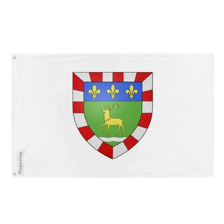 Drapeau causapscal polyester résistant œillets à gauche