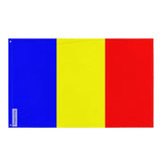Drapeau charleville-mézières polyester œillets à gauche