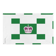 Drapeau charlottetown polyester résistant œillets à gauche