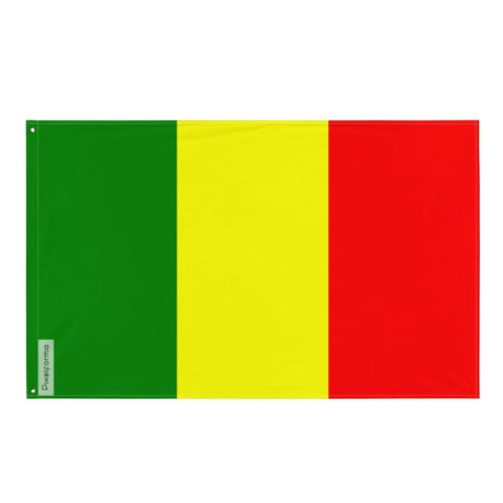 Drapeau châteauroux polyester résistant œillets à gauche