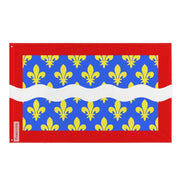 Drapeau cher polyester résistant œillets à gauche