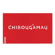 Drapeau chibougamau polyester résistant œillets à gauche