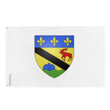 Drapeau clermont polyester résistant avec œillets à gauche