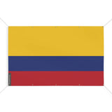 Drapeau colombie 10 oeillets en plusieurs tailles (s) - pixelforma