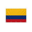 Drapeau de la Colombie format S en polyester avec dix œillets