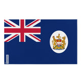 Drapeau Colonie britannique de Hong Kong 1870 – 1876 en plusieurs tailles 100 % polyester Imprimer avec Double ourlet - Pixelforma