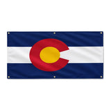 Drapeau colorado polyester résistant aux intempéries