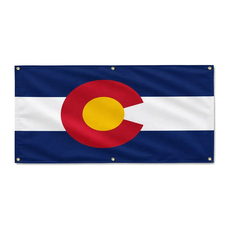 Drapeau colorado polyester résistant aux intempéries