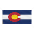 Drapeau colorado polyester résistant aux intempéries