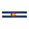 Drapeau colorado polyester résistant aux intempéries œillets