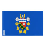 Drapeau commissaire nord-ouest canada polyester œillets gauche