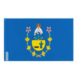 Drapeau commissaire nunavut polyester avec œillets à gauche
