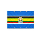Drapeau de la Communauté d'Afrique de l'Est format S en polyester avec dix œillets
