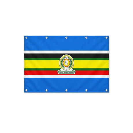 Drapeau de la Communauté d'Afrique de l'Est format S en polyester avec dix œillets