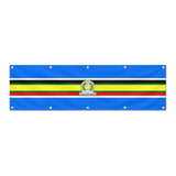 Drapeau de la Communauté d'Afrique de l'Est grand format XL en polyester avec dix œillets