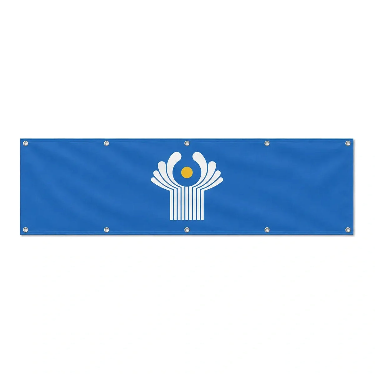 Drapeau de la Communauté des États indépendants grand format XL en polyester avec dix œillets
