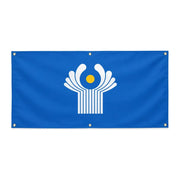 Drapeau communauté états indépendants polyester résistant