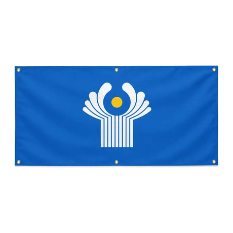 Drapeau communauté états indépendants polyester résistant