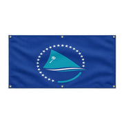 Drapeau communauté pacifique polyester résistant 6 œillets