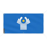 Drapeau communauté états indépendants polyester résistant
