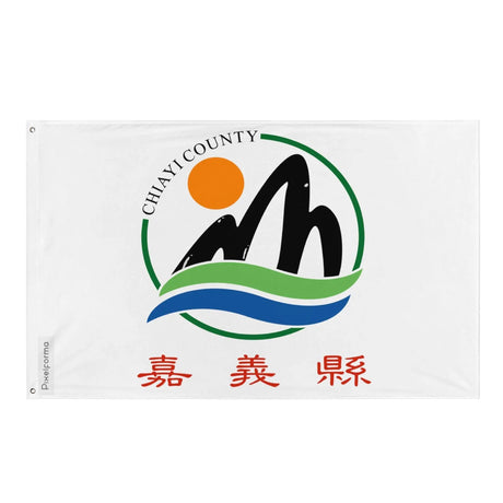 Drapeau comté de chiayi polyester résistant plusieurs modèles