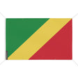 Drapeau congo polyester résistant avec œillets durables
