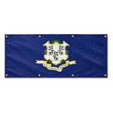 Drapeau connecticut polyester résistant aux intempéries
